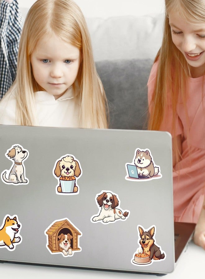 ViKiVi 100 Pcs Cute Dog Stickers for Kids Puppy Stickers for Water Bottle Laptop, Dog Decor & Party Favors for Boys Girls, Waterproof Dogs Sticker Pack - Image 3